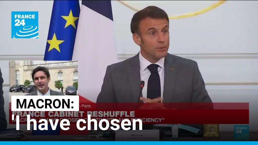 France reshuffle 'I have chosen continuity and efficiency